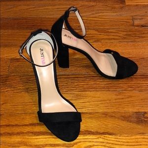 Just Fab Black Heels - New